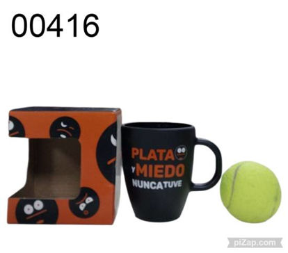 Imagen de TAZA CERAMICA "FRASES NEGATIVAS" 9.25